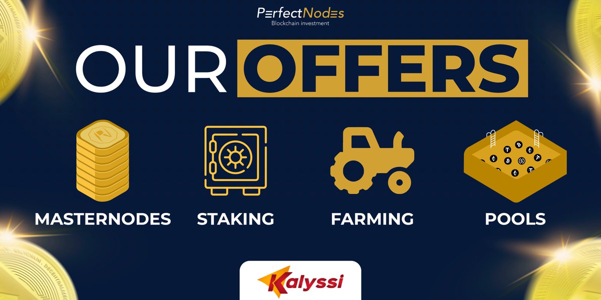 KalyChainEVM's tweet photo. "✅ THE MASTERNODES
✅ THE STAKING
✅ THE FARMING 
✅ THE POOLS 

#KLC #PERFECTNODES #MASTERNODES #KALYSSI #KALYCHAIN #KALYPAY" https://t.co/tFmuMeSmgL