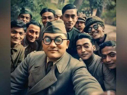 narendrafirodia's tweet photo. What if selfies existed in the old days? 🤔 Here's an attempt by an AI app to show how selfies would have looked on the legends 😎 #throwbackselfie #oldfashioned #vintagevibes
#Ai #aipictures #instaart https://t.co/9ycopcl8EC