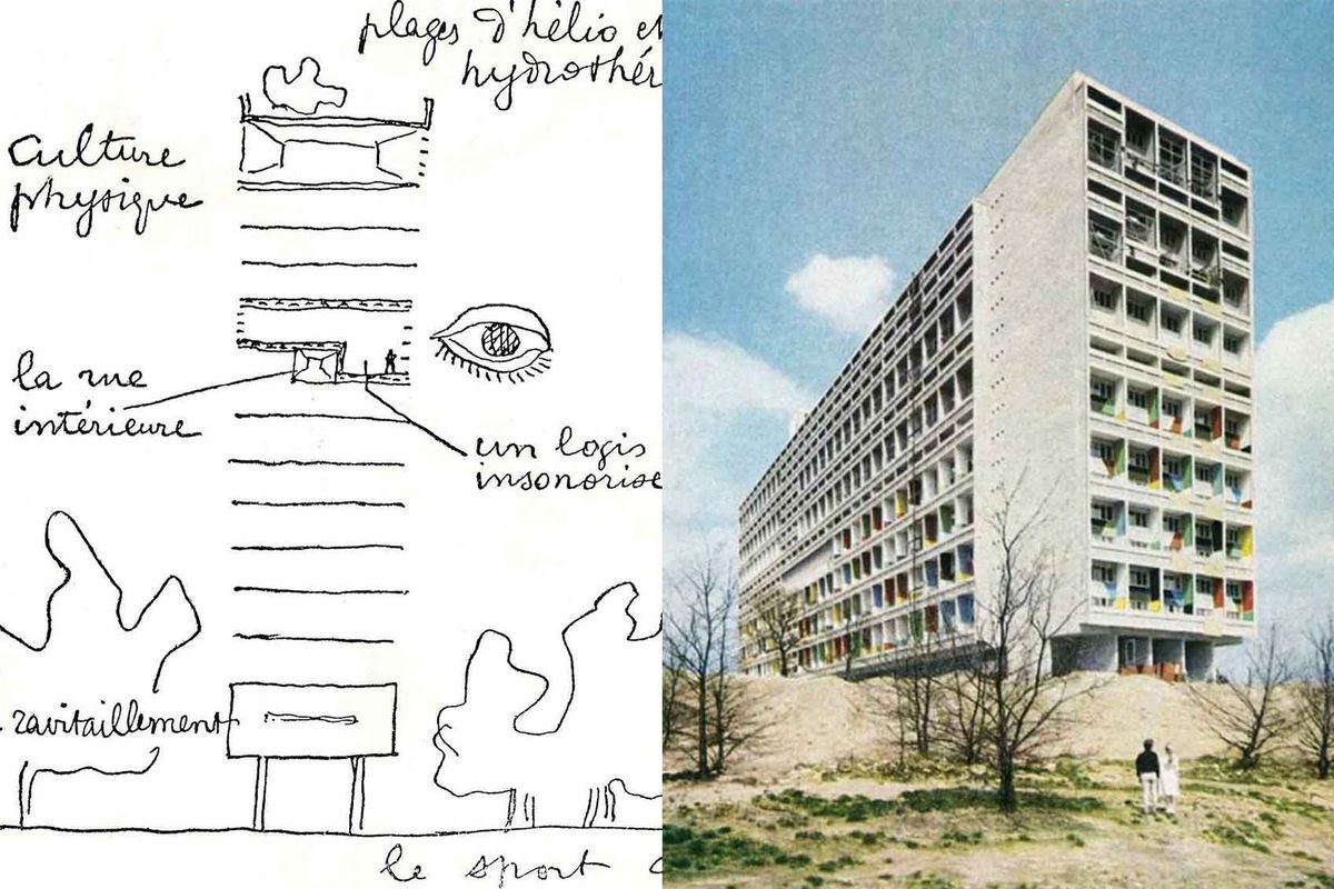 ArchitecteALyon's tweet photo. @legrand_fabien @Memesdelyon1 @Memoire2cite Jean Zumbrunnen, les unités d'habitation de le Corbusier sont moins "raides", plus ludiques et graphiques.

Berlin et Marseille ici ⬇️ https://t.co/f1srRzmm3f