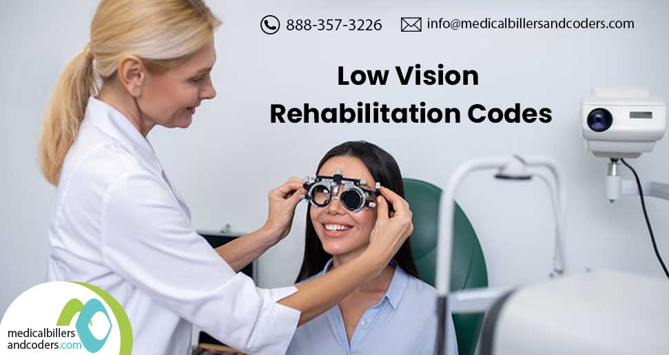 mbc_services's tweet photo. Low vision rehabilitation codes are used to bill for services such as visual rehabilitation training, orientation and mobility training, and low vision evaluation and management.
Contact us for Optometry Billing Services: https://t.co/e81Yq4eQP6
#Optometry #OptometryBilling https://t.co/Z27VnKm2Ly