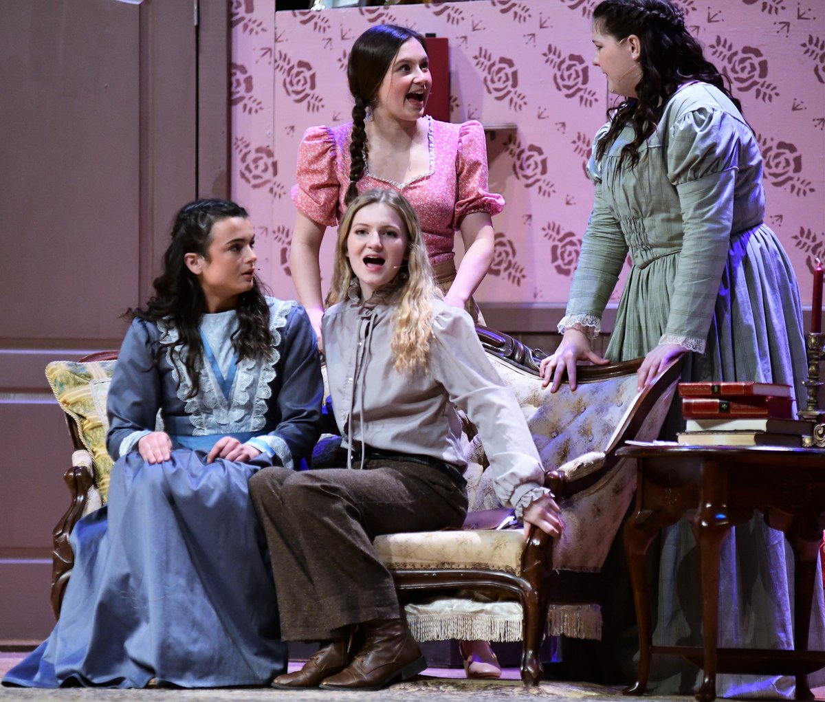 HHSGenerals's tweet photo. HHS Production of "Little Women" has been nominated for a Shuler Award in 3 categories:

Best Orchestra
Best Costumes
Best Featured Actor:  Julia Petteys
The Award Ceremony is April 20th!
https://t.co/LhbDKpcvjr https://t.co/HjUFgDrNh9