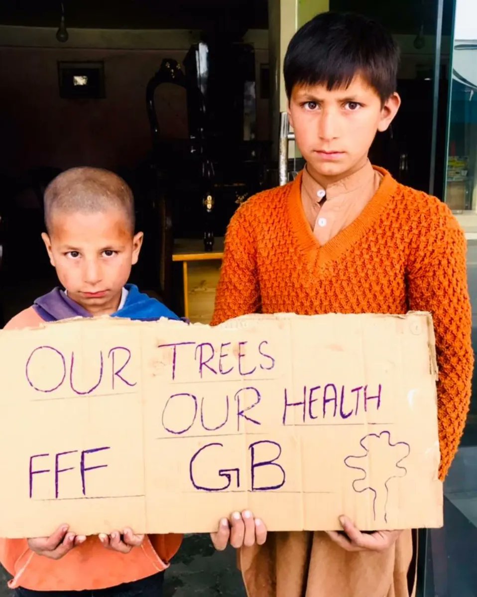 FridaysforFuture Gilgit Baltistan tweet media