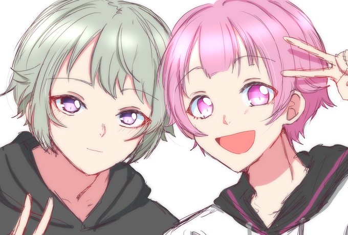 「genderswap (ftm) purple eyes」 illustration images(Latest)