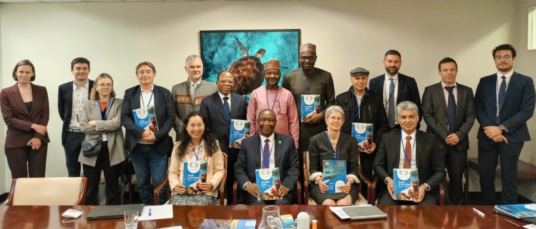 OSS_Comms's tweet photo. We are #committed to support African countries with innovative approaches for integrated #management of their water resources.
@OSS_Comms at @AnboRaob side event.
#Challenges &amp; #opportunities for #water_security &amp; peace building in #Africa.
#UNWaterConference
#Water 
#WaterForAll https://t.co/6Ly7FicSkT