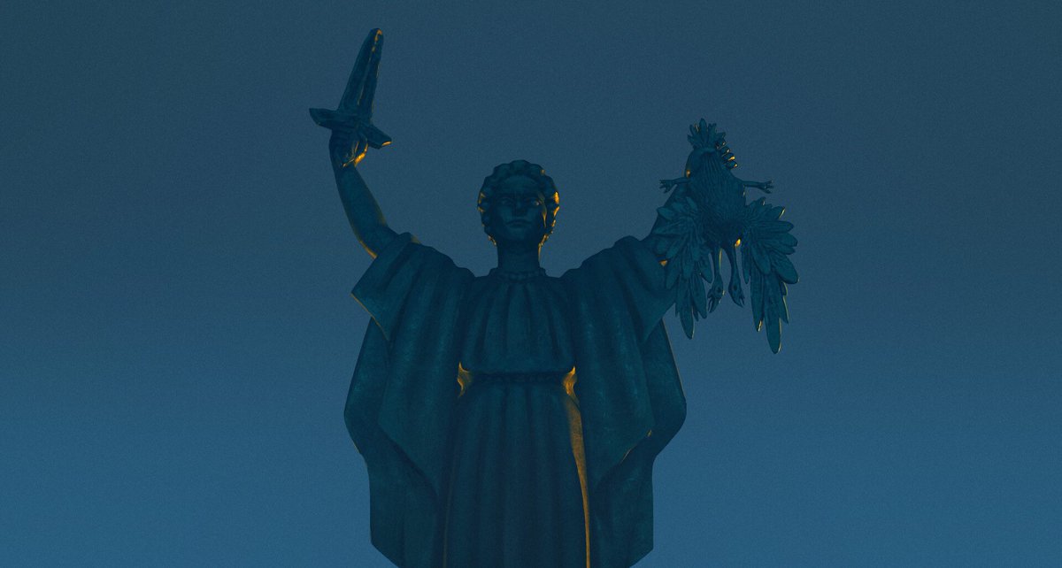 solo robe blue background arms up simple background statue blue theme  illustration images