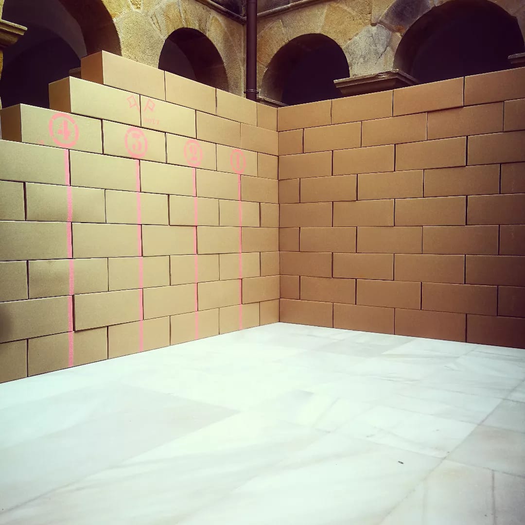 Maushaus_Arq's tweet photo. Pilotalekuak!! Pronto comienza el juego... #expo @eai_iae_ #frontones #espaciopublico #⚾ #muralla #instalacion #frontis #ble #rebote #triedro #paredes #sillares @K6kultura https://t.co/RrQi5arKcD