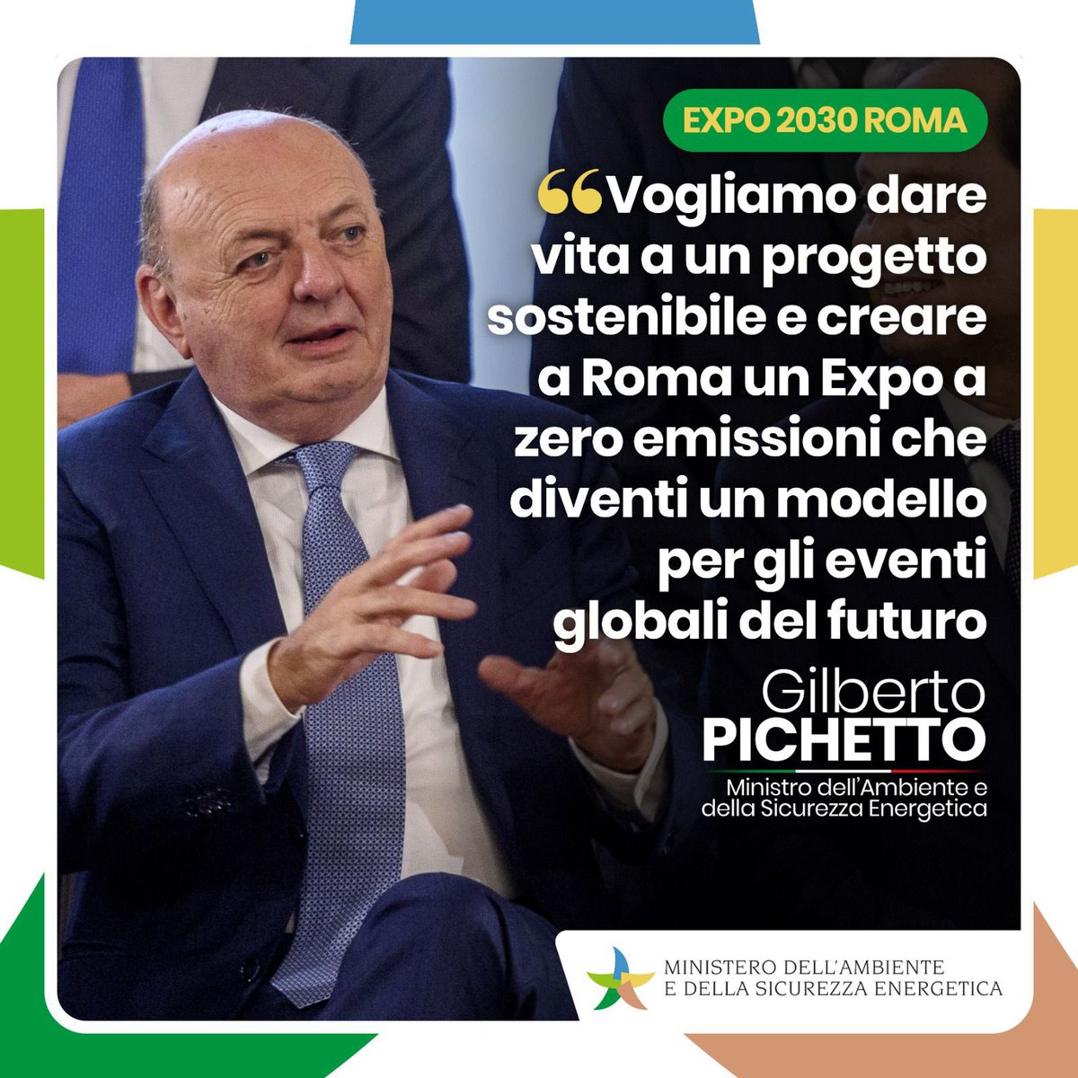 MASE_IT's tweet photo. ✳️ DIAMO A ROMA UN EXPO A EMISSIONI ZERO!

🏛️ Il Ministro @GPichetto ha partecipato a New York ad un evento per la promozione della candidatura di #Roma ad ospitare EXPO 2030, co-organizzato dalla @ItalyUN_NY e da @Expo2030Roma. (…) https://t.co/0mdHJUAAhD https://t.co/6IByGLslhm