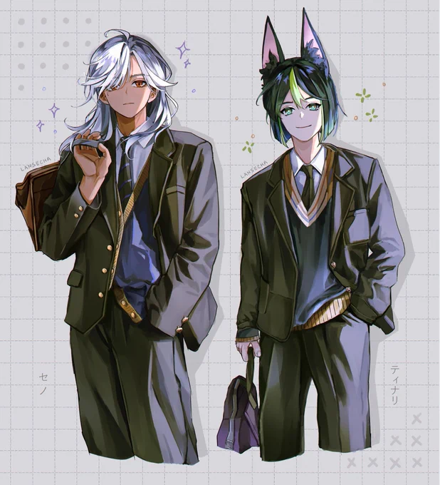 studies with cynonari #原神 