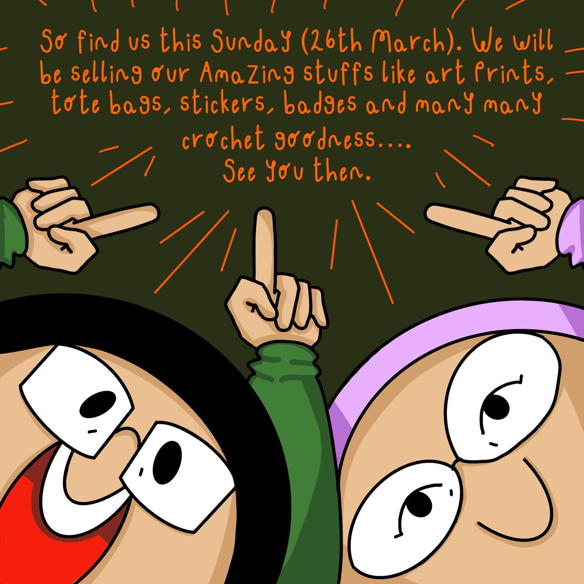This Sunday <a href="/HeedayahLockman/">heeda ⚡️ (looking for work 🖍)</a> and I will be at #hhbcmarket! (Hillhead bookclub market)We will be selling our amazing goods and awesome arts! See you then!!!

#market #hhbcmarket #artistmarket #localbusiness #art #smallbusiness <a href="/hhbookclub/">hillhead bookclub</a>