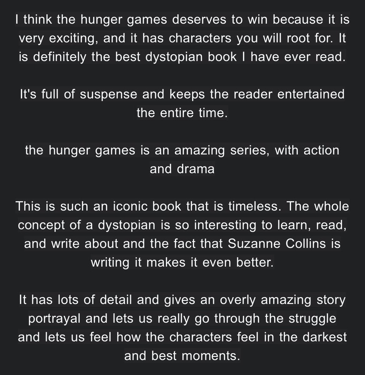 Throughout March, the Smith Library hosted our 3rd March Book Madness Tournament! The 16 most frequently checked out books were pitted against one another for students to vote to determine the 2023 Best Book of Smith School! This years winner by 3 votes was THE HUNGER GAMES!📖📚