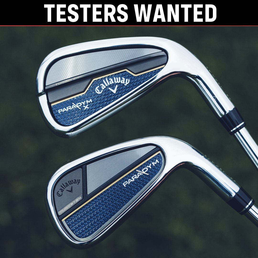 RETWEET TO BE A TESTER 💥

We need 4 dedicated readers to test the <a href="/CallawayGolf/">Callaway Golf</a> Paradym &amp; Pardaym X Irons and report back to HQ!

HERE'S HOW TO ENTER: 
⦿ RETWEET 🔁
⦿ CLICK HERE 📍 ow.ly/FJSA50Nrfl9

*ALL ENTRIES must follow <a href="/MyGolfSpy/">MYGOLFSPY</a>