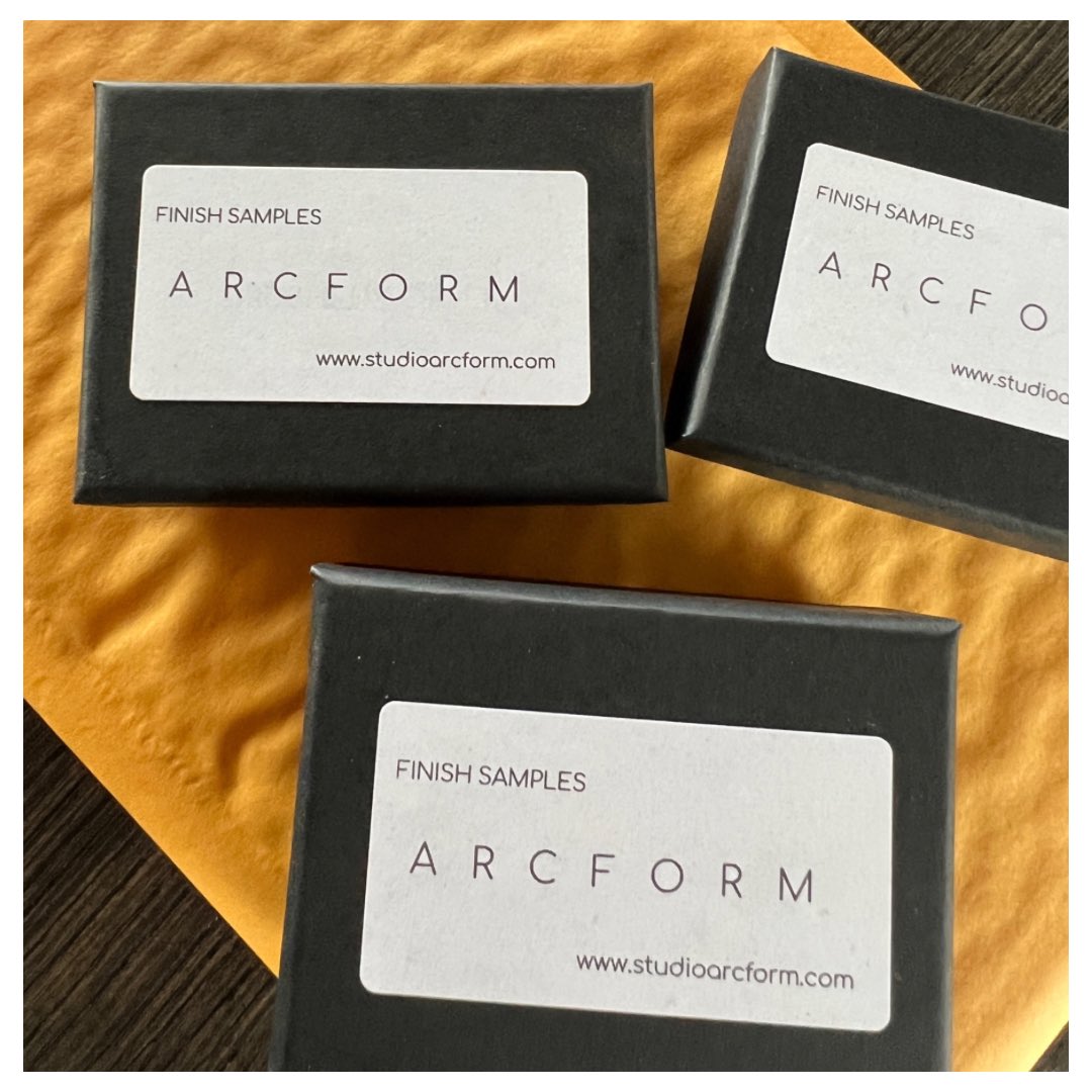 Lots of sample orders going out this week. Bronze &amp; brass seem to be the most popular finish request. 

Ordering our sample colours &amp; finishes are a great way to get a feel for the finish &amp; quality.

Head over to our website to order.