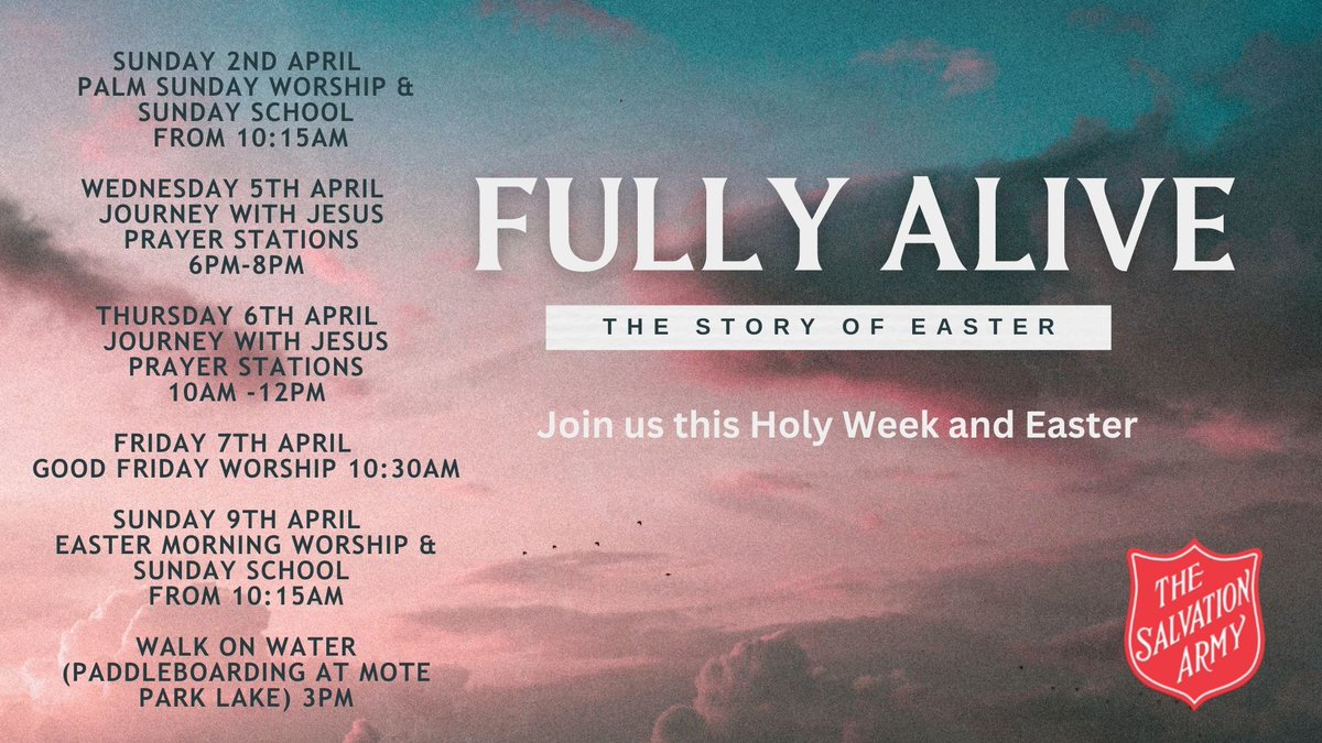 Maidstone Salvation Army tweet media