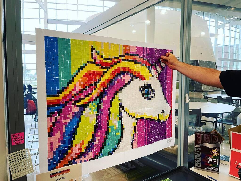 griffinms_lib's tweet image. The final sticker!
What do you think the next poster will be?
@bysticktogether
#lisdlib
#passiveprogramming
#librarians