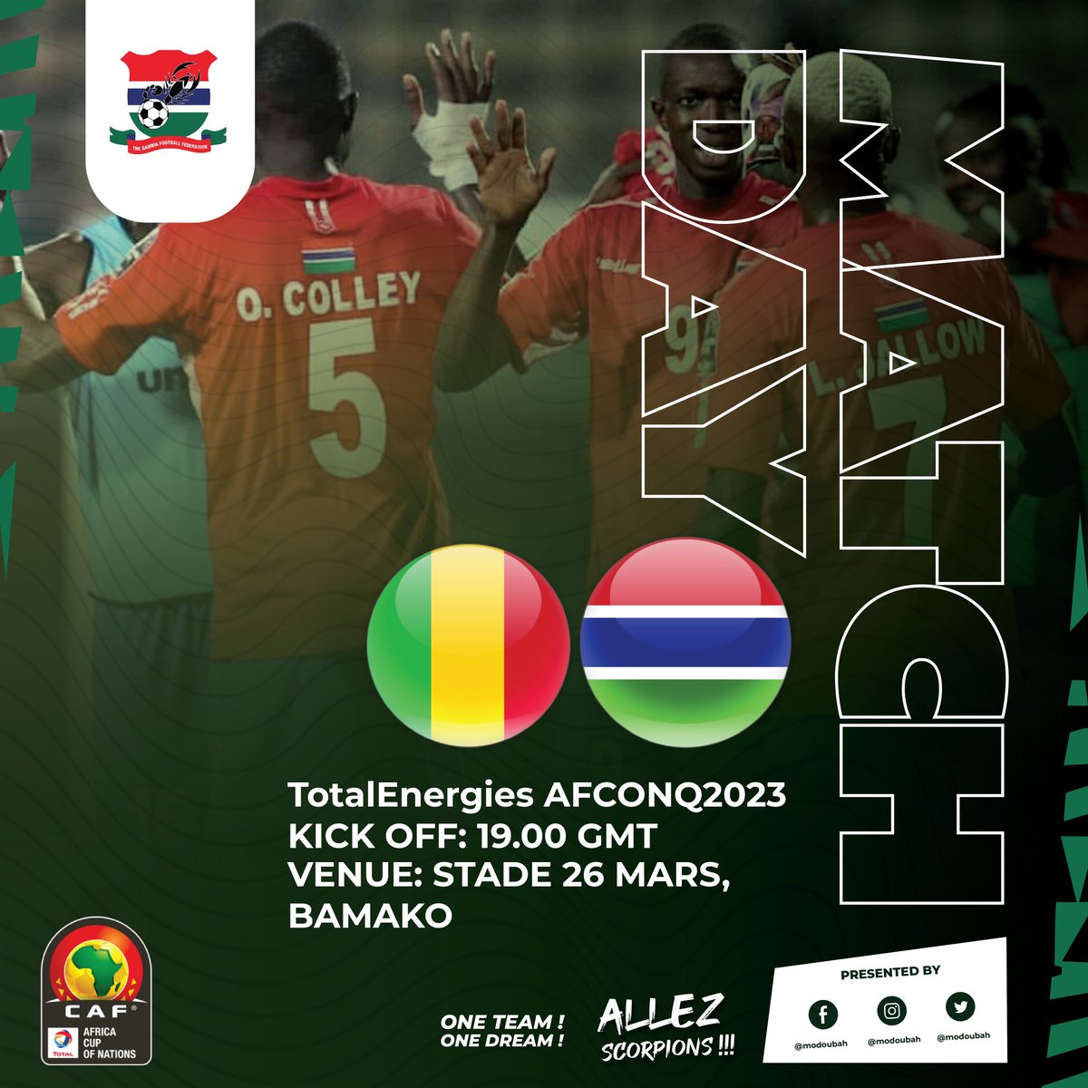 It's Match Day

📸 <a href="/subliminaal__/">NUEVE</a> 

#TotalEnergiesAFCONQ2023 #MALGAM