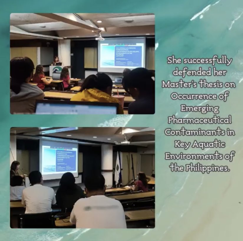 OASISGeochemLab's tweet photo. Congratulations to Ms. Shyrill Mae Mariano (@shyriIImae) for successfully defending her master's thesis today! Your hard work and perseverance have paid off. Your OASIS family is truly proud of your achievement. https://t.co/WyrERW4WCz