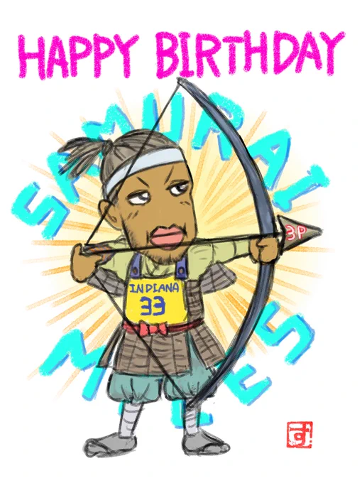 Happy birthday  from Japan.  