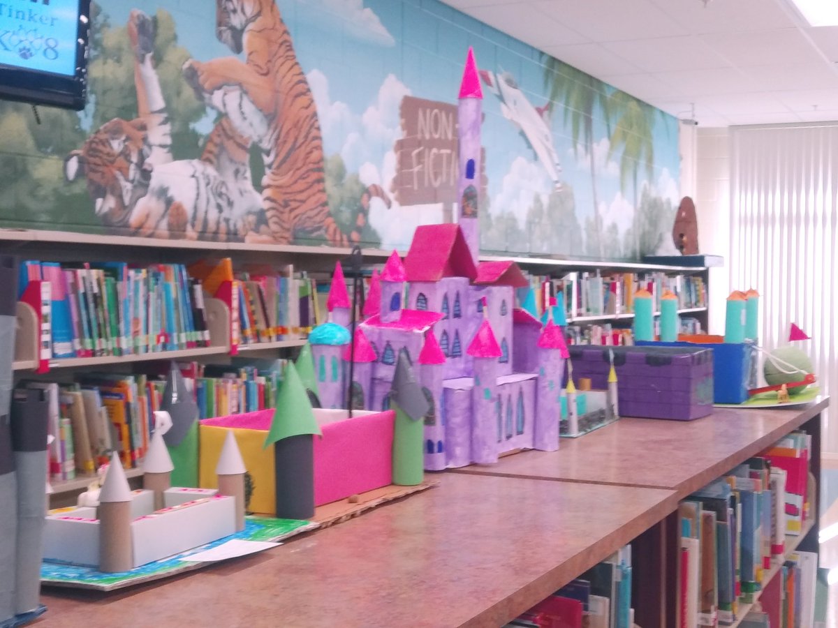 Sally Long (@tinkermediactr) on Twitter photo A fantastic display of castles done by our 1st grade students after a fairytale unit. I'm so impressed. <a href="/hcps_tinkerk8/">Tinker K-8</a> <a href="/hubofschool/">HCPS Library Media</a> <a href="/HASLMS/">HASLMS</a> A fantastic display of castles done by our 1st grade students after a fairytale unit. I'm so impressed. <a href="/hcps_tinkerk8/">Tinker K-8</a> <a href="/hubofschool/">HCPS Library Media</a> <a href="/HASLMS/">HASLMS</a>
