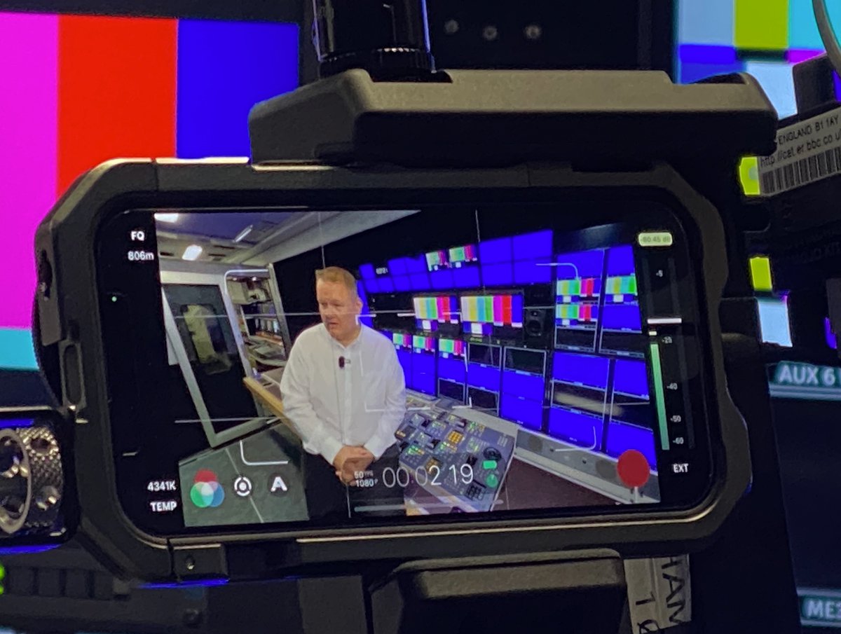 It’s not often we're on the other side of the camera.
So, it was good to welcome @SimonHareBBC from <a href="/bbcemt/">BBC East Midlands</a> to our headquarters. 
Our MD, <a href="/srknee/">Steve Knee</a> shared the great news that we are playing a significant part in the broadcast of the King’s coronation for the BBC. A real privilege.