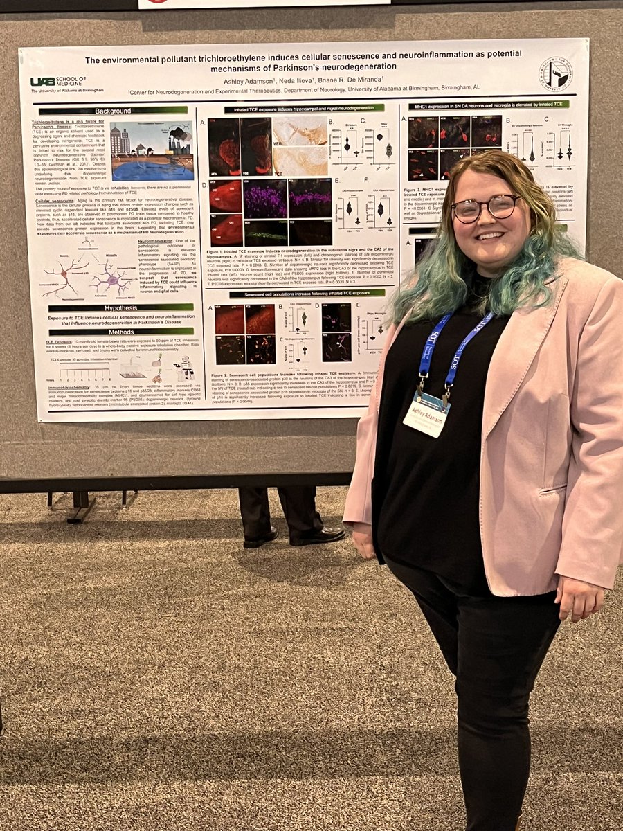 AshleyBAdamson's tweet photo. That’s a wrap on my first @SOToxicology meeting! Lots of great conversations, connections, and new ideas on all of the toxic things in my life. Huge thanks to the Neurotoxicology Speciality Section for the travel award that made this possible! https://t.co/Lqrhl9hWvS