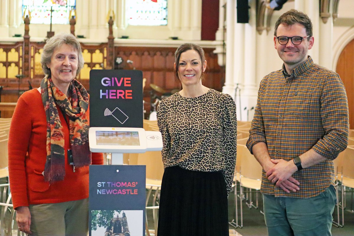 NclDiocese's tweet photo. An ambitious Digital Giving Project, with funding from the Archbishop’s Council, has provided free contactless giving equipment to 30 churches in our Diocese. Our #GenerousGiving Team gave out the devices during 2 action-packed training days this week👉 https://t.co/PVUH0QGeai https://t.co/UDDFweof8C