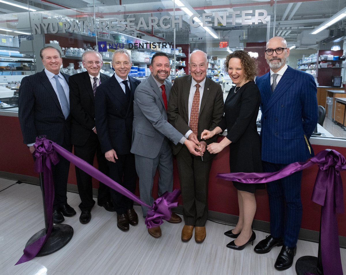 Dr. Rajesh Khanna of the KhannaLabUF (@khannalabuf) on Twitter photo A first for me ☺️- participated in ribbon cutting marking the official opening of the <a href="/NYUPainResCtr/">NYU.Pain.Res.Ctr</a> with <a href="/nyuniversity/">New York University</a> President Andrew Hamilton & the architects behind the birth of our Pain Center - <a href="/NYUDental/">NYU Dentistry</a>'s Dean Charles Bertolami & Professors Nigel Bunnett & Brian Schmidt A first for me ☺️- participated in ribbon cutting marking the official opening of the <a href="/NYUPainResCtr/">NYU.Pain.Res.Ctr</a> with <a href="/nyuniversity/">New York University</a> President Andrew Hamilton & the architects behind the birth of our Pain Center - <a href="/NYUDental/">NYU Dentistry</a>'s Dean Charles Bertolami & Professors Nigel Bunnett & Brian Schmidt