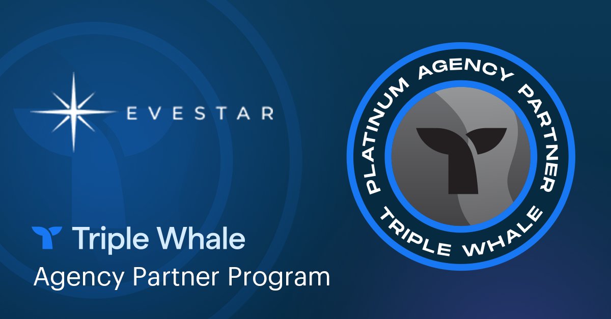 Excited to be one of <a href="/triplewhale/">Triple Whale 🐳</a>'s platinum partner agencies. Our DTC clients have greatly benefited from their platform in their ability to scale profitability. Let's continuing growing together 🚀