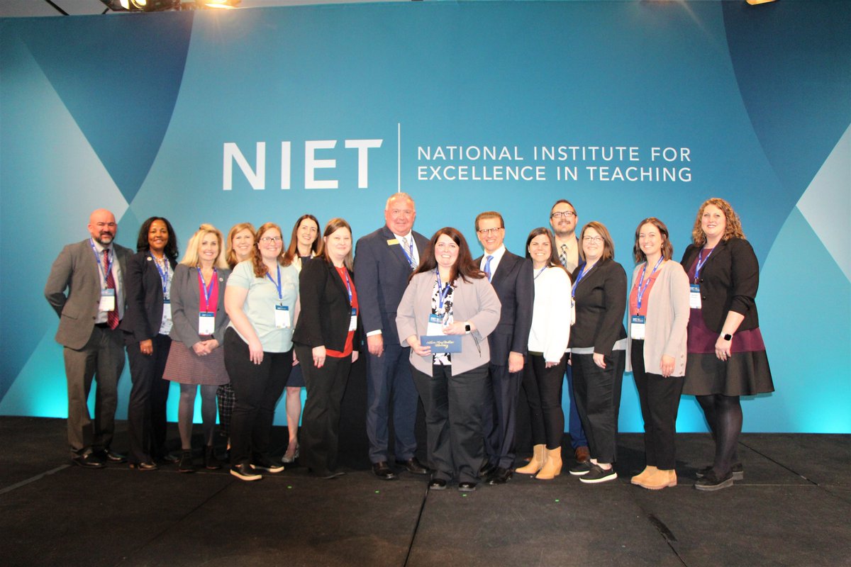 perrytwpschools's tweet photo. Exciting week! @NIETteach recognized @BurkhartSchool as a 2023 Founder's Award Finalist. Burkhart received a trophy during the 2023 NIET National Conference-being held in Indy this year! And while in Indy, NIET stopped by @Southport6th 
and @JGKAPrincipal. https://t.co/7Q1Y7hcKYo