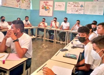 UnefaVrrOrienta's tweet photo. El equipo de #ASYPC de la UNEFA Núcleo Anzoátegu
@Anzoateguii #ExtensiónPuertoPiritu realizó visita a las aulas de clases para dar a conocer los diferentes grupos estables de la universidad y fortalecer el proceso de captación de nuevos talentos. https://t.co/UUaMT6u3lk