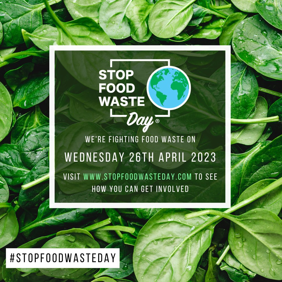 It is almost that time of the year again! Stop Food Waste Day is on Wednesday, 26th of April.

This day addresses the global issue of food waste and teaches us how to reduce food waste behaviours in our lives. 

Learn more here: bit.ly/3itwb9y

#StopFoodWasteDay