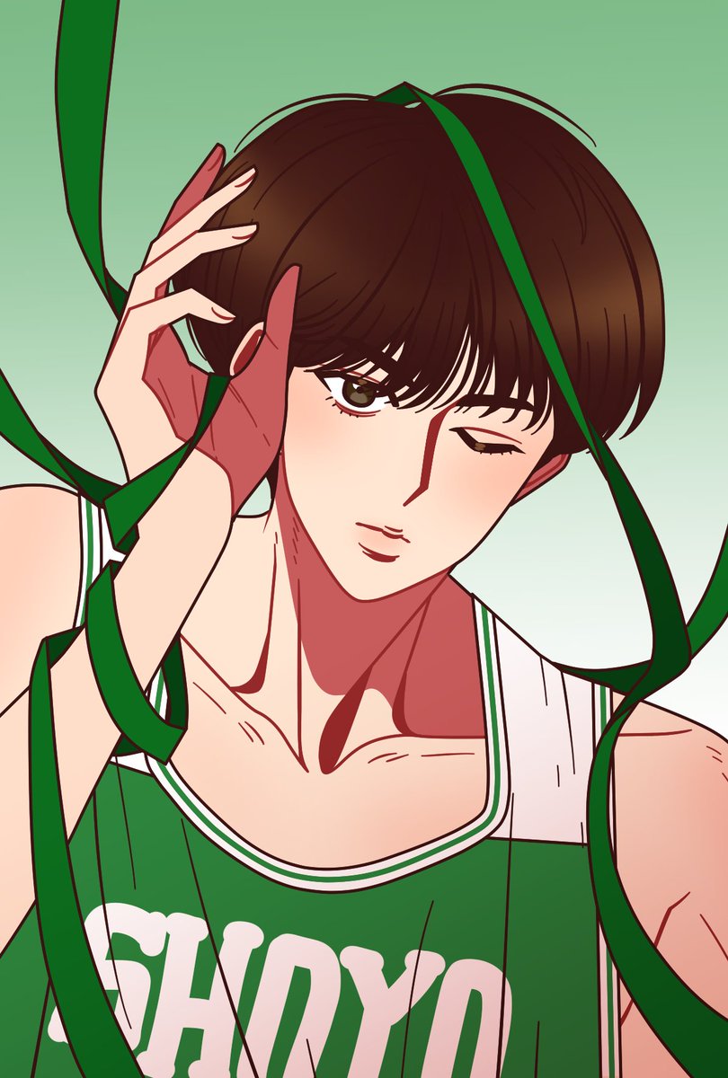 서태웅 정우성 김수겸으로 1,2,4번 채우기.. 구도 아름다와요...