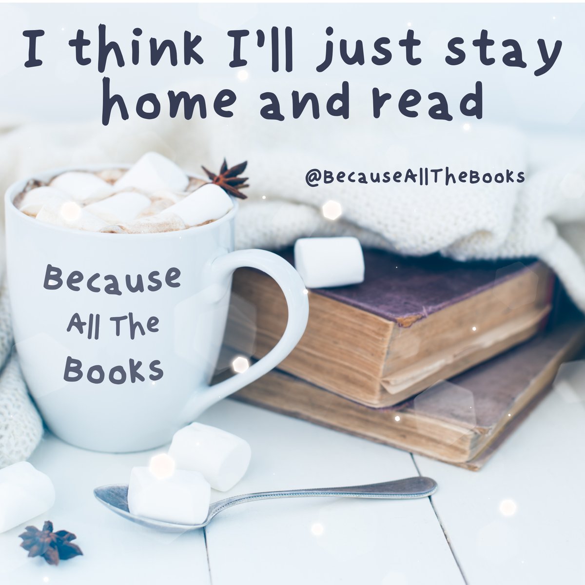 becausemybooks's tweet photo. Who wants to stay home and read today? 

#BecauseAllTheBooks #StayHomeAndRead #TimeToRead #NeedToRead https://t.co/eZMEircZ7F