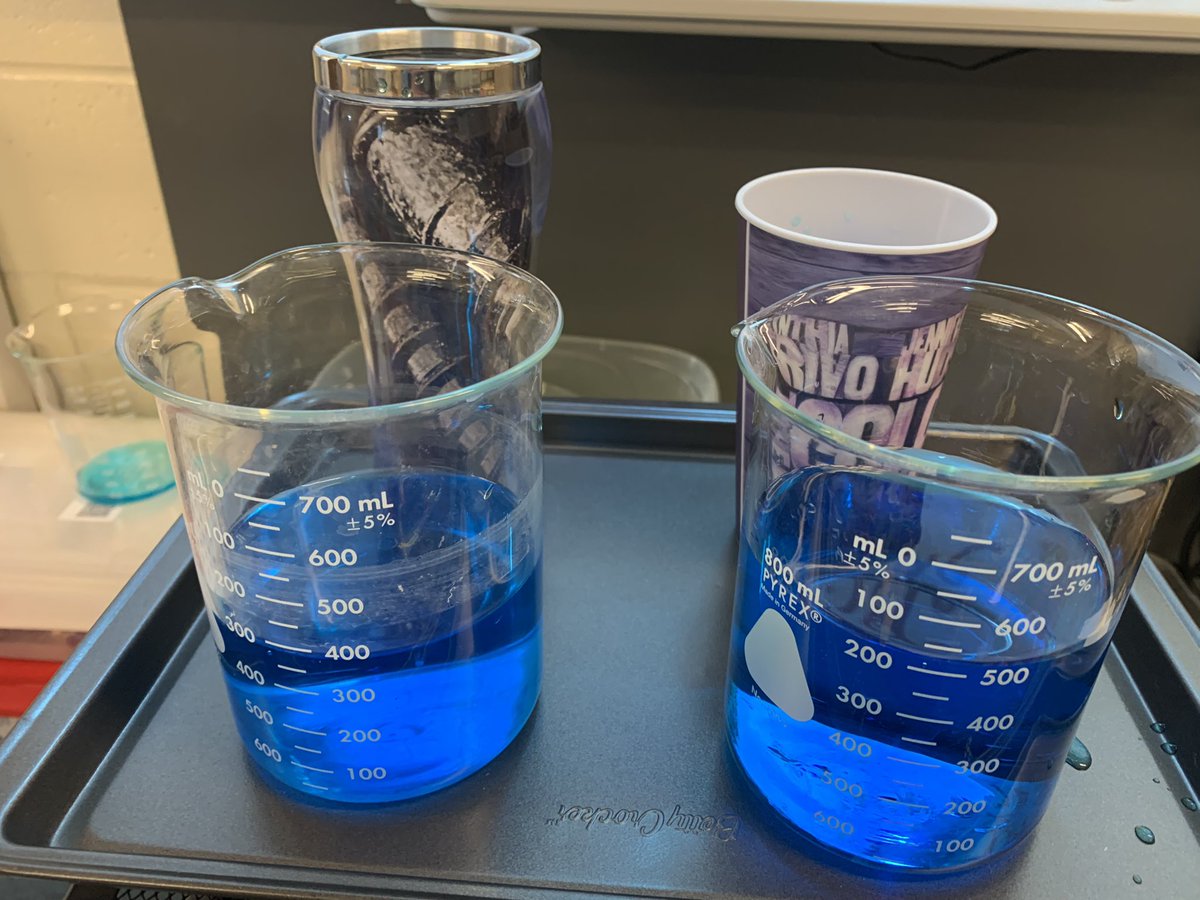 Kinders were #scientists &amp; made a prediction on which cup would hold more water. They were surprised that a short &amp; wide cup could actually hold more than a skinny &amp; tall cup! #measurement #math <a href="/tv_school/">Turner Valley School</a> <a href="/fsd38/">Foothills School Division</a>