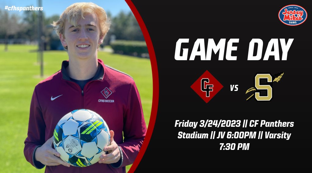 cfhspanthers's tweet photo. The Panthers take on region rivals!  Winner stands alone at 1st place in the region.  LETS GO! https://t.co/Os5qMiMATN