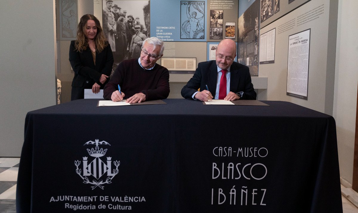 joanribo's tweet image. 🤝 Encantat de renovar el conveni amb la Fundació Blasco Ibáñez.

✅ Invertirem 50.000€ anuals en la Casa Museu de la #Malva-Rosa.

🔎 Continuarem finançant la beca anual per a investigar sobre la seua figura amb 6.000 €.

🧡 Impulsem la figura d'este valencià internacional.