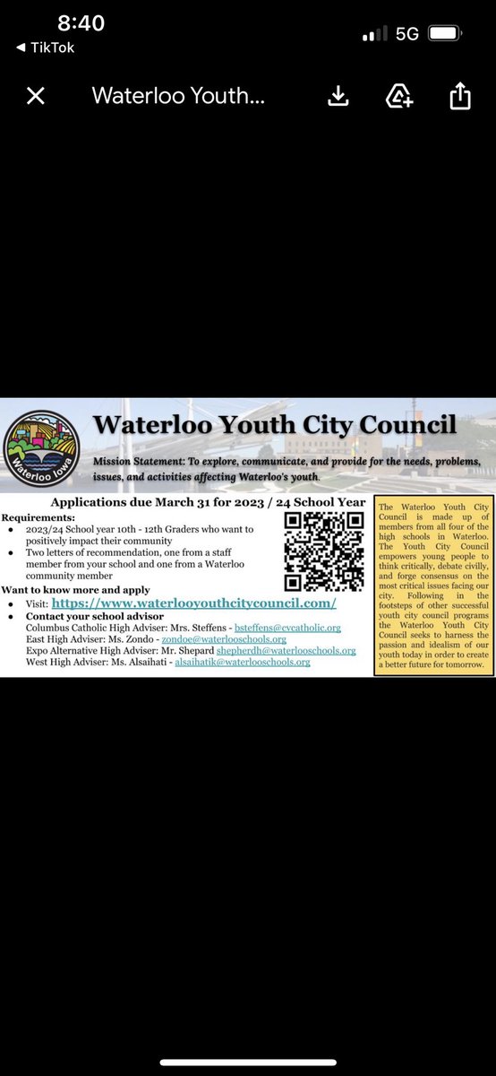 Waterloo Youth City Council (@youthwaterloo) on Twitter photo 