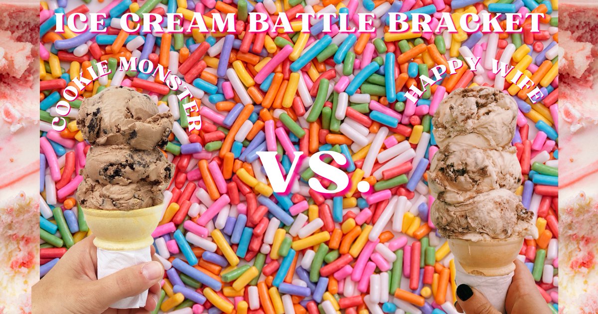 🥇Ice Cream Battle Bracket!🥇

Over the past few weeks you've been voting on match-ups between our 8 most popular hard flavors and now it's time for the final face-off.

Visit us on Instagram and Facebook to vote. Please vote just once on each channel for each match-up.