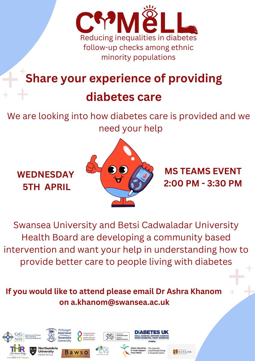 We’re looking for UK diabetes healthcare professionals to attend our consultation event on 5th April! 🙏🏻