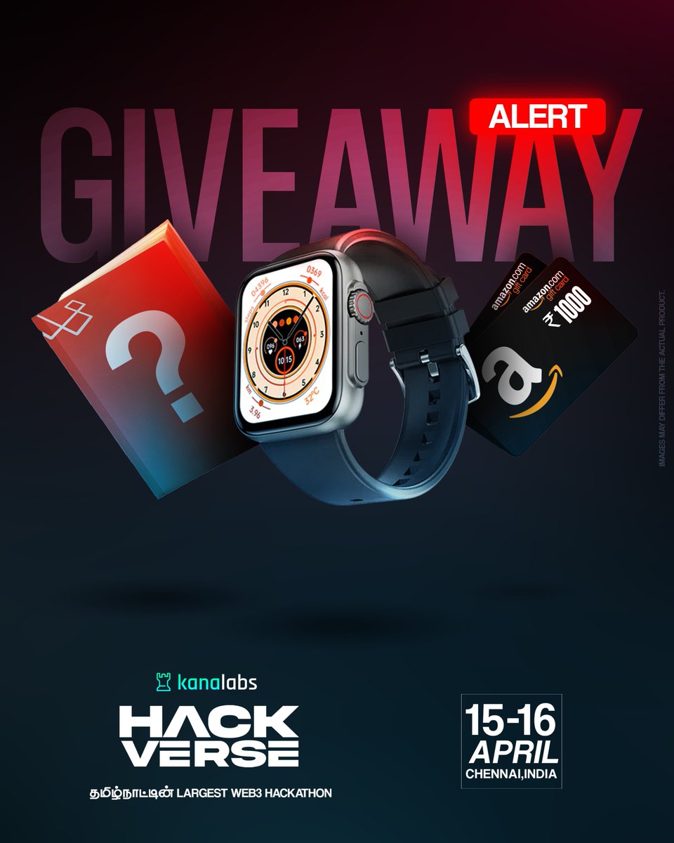ThePrayasu's tweet image. 🎇 Announcing the largest giveaway of @HackVerseIND 💣

🎁 What we have for you ? 

▪️2x ₹1000 Amazon Gift Card / Cash 
▪️Latest Fireboltt Smart Watch
▪️Book of your choice ( Comment )

Want to win these amazing gifts ❓👇
&amp;lt;Continue Reading Thread&amp;gt;

#HackVerse #TamilNadu