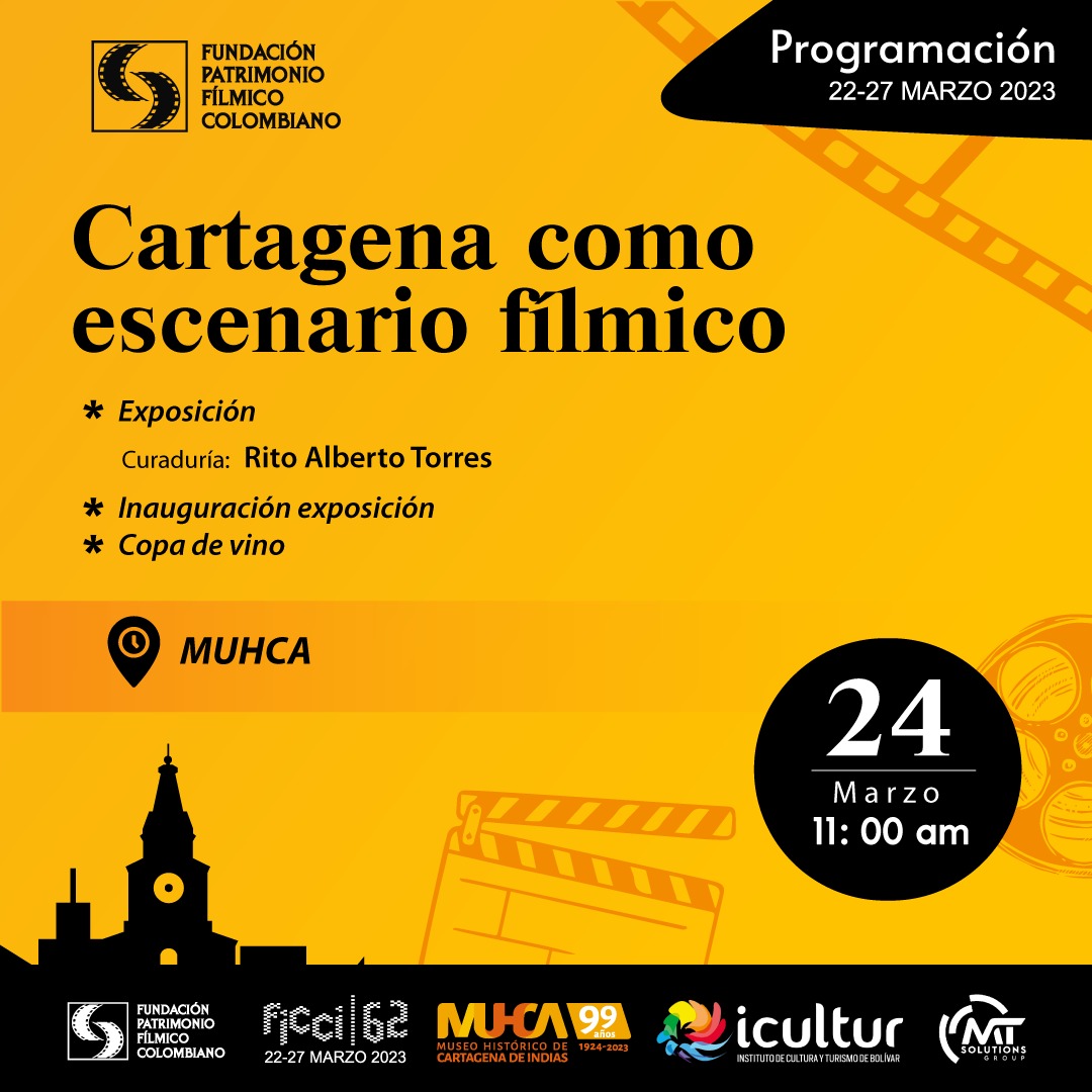 patfilmcolombia's tweet photo. La historia del caribe colombiano ha sido contada por decenas de cineastas y películas que hoy son parte de nuestro patrimonio. Hoy tendremos la inauguración de una exposición que reúne y resalta a algunos, no todos, de los cineastas y de las películas que la han contado. https://t.co/1kgc9AImtN