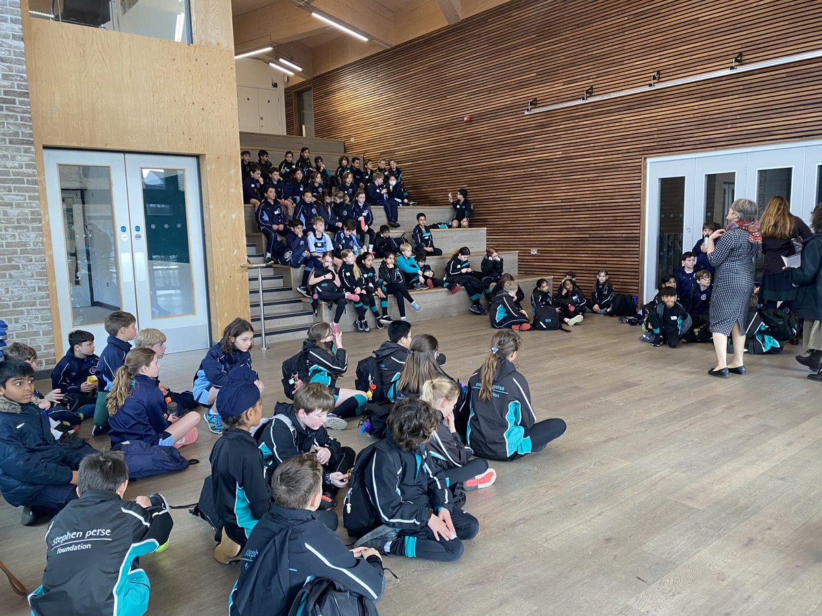 DameBradburys's tweet photo. Year 5 had a taster day at the Senior School, enjoying some exciting activities including Latin, Science, Art & Design and Sport! #SPFschools https://t.co/6mbD63LcpY