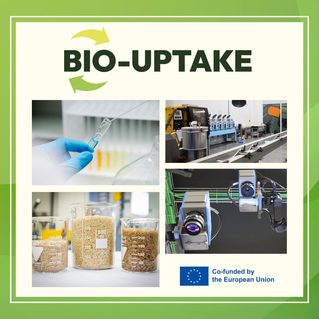 Bio Uptake (@biouptake) on Twitter photo What's #BIOUPTAKE?
<a href="/BioUptake/">Bio Uptake</a> is a European Union funded project that is using BIO composites in smart plastic transformation processes, to pave the way for the large-scale UPTAKE of sustainable bio-based products What's #BIOUPTAKE?
<a href="/BioUptake/">Bio Uptake</a> is a European Union funded project that is using BIO composites in smart plastic transformation processes, to pave the way for the large-scale UPTAKE of sustainable bio-based products