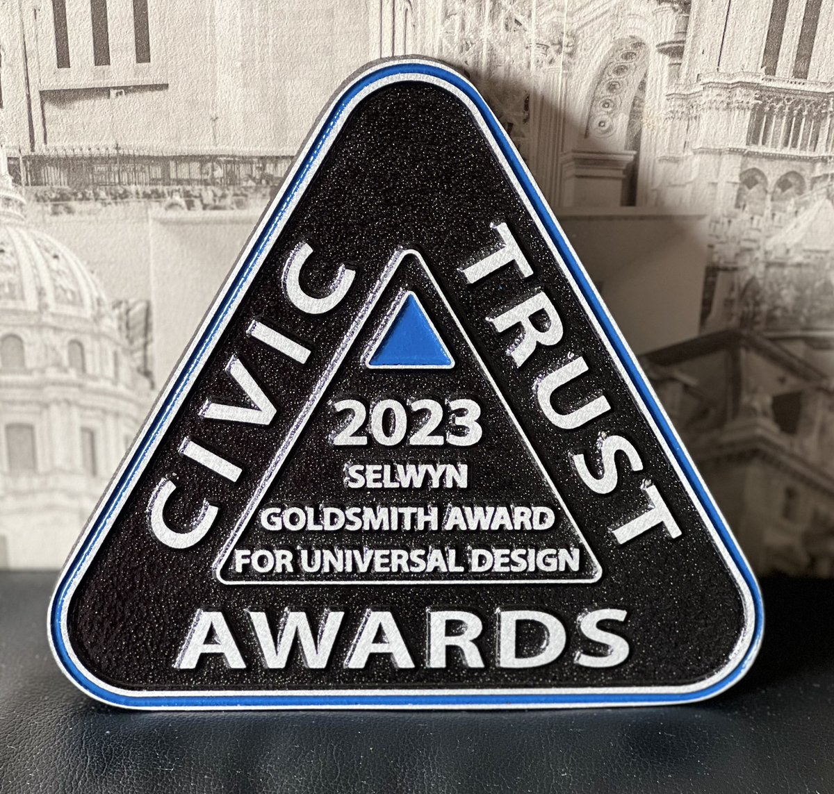 CTAwards's tweet photo. This time next week it will be all hands on deck setting up for the 64th Annual Civic Trust Awards Ceremony @LSEnews Here’s a sneaky peak of some of the 2023 Award Winners Plaques. Wonder which building or place will have one on it 🧐 https://t.co/zPBCnJSH2M
#CTA23 🏆 🎉 🥳 https://t.co/GzI0WJAG09