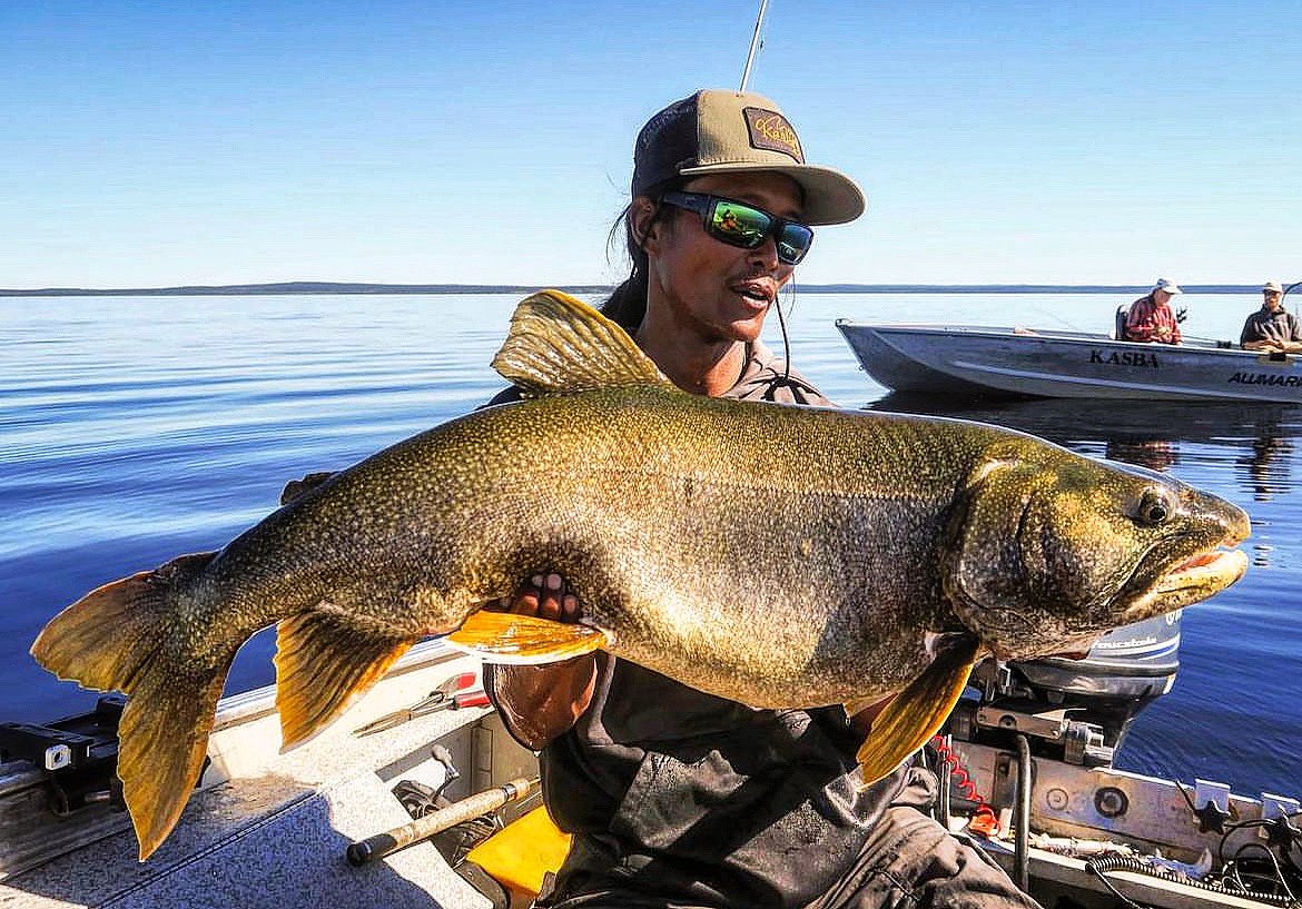 Kasba guide @arcticpar with a thick one from last summer for this Big Fish Friday!

#BigFishFriday #KasbaLakeLodge #KasbaLake #Kasba #SpectacularNWT