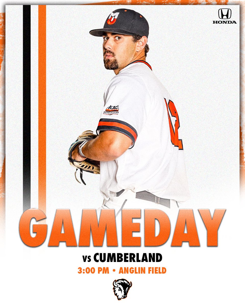 ⚾It's GAMEDAY, presented by <a href="/JohnsonCtyHonda/">Johnson City Honda</a>!

No. 25 Cumberland pays a visit to Anglin Field for a midweek matchup with <a href="/BuffsBB/">Milligan Baseball</a>! #BuffStrong🦬

Live coverage: ow.ly/nB9L50NrgNk