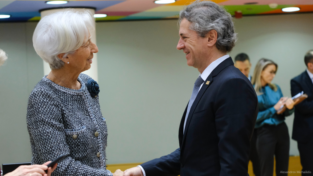 Lagarde's tweet photo. Fruitful discussions with Europe’s leaders at today’s Euro Summit.

The euro area banking sector is resilient, but we must keep working to strengthen our union. https://t.co/wmBczwMkks