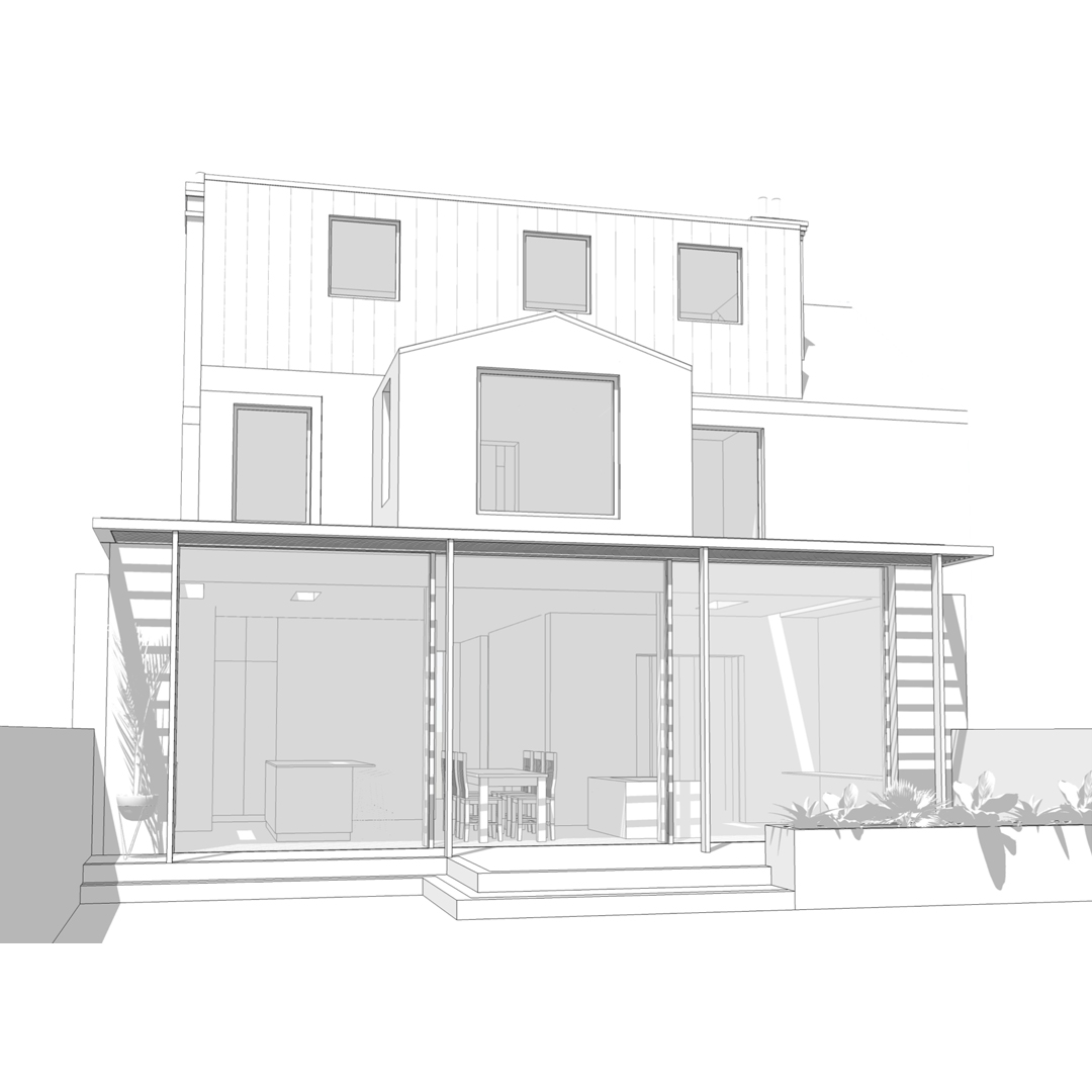 Due to the orientation, we are also proposing a bris soleil corten structure, with a series of horizontal blades to control the amount of sunlight and solar heat that enters the new extension. 

Watch this space for more updates on this exciting project… 3/3

#brissoleil #corten