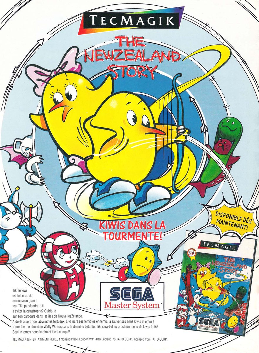 AllmightoFranky's tweet photo. La pub dans les mags JV des années #80s #90s avec cette fois ces pubs vues dans les magazines #MegaForce!! #TheNewZealandStory sur #MasterSystem,#Gods sur #Megadrive,un pad de chez #Asciiware et le 3615 Megaforce!! #retro #retrogaming #oldschool #culturepub! https://t.co/WfKnlvLS31