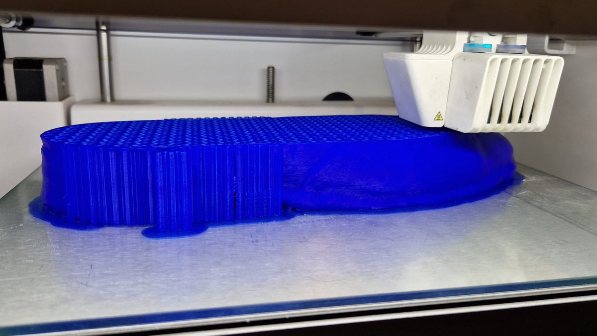 SPARK_Campus's tweet photo. Bij de heropening van het @Grasso_denbosch pand kreeg oud wethouder @JanHoskam @shertogenbosch  een zaal naar hem vernoemd. Daarvoor mochten we zijn schoenen inscannen, digitaal modelleren en 3D printen in maat 44,5.
Wil je het maakproces zien?: https://t.co/AnxLWHXzfr https://t.co/pK9Haz93fb