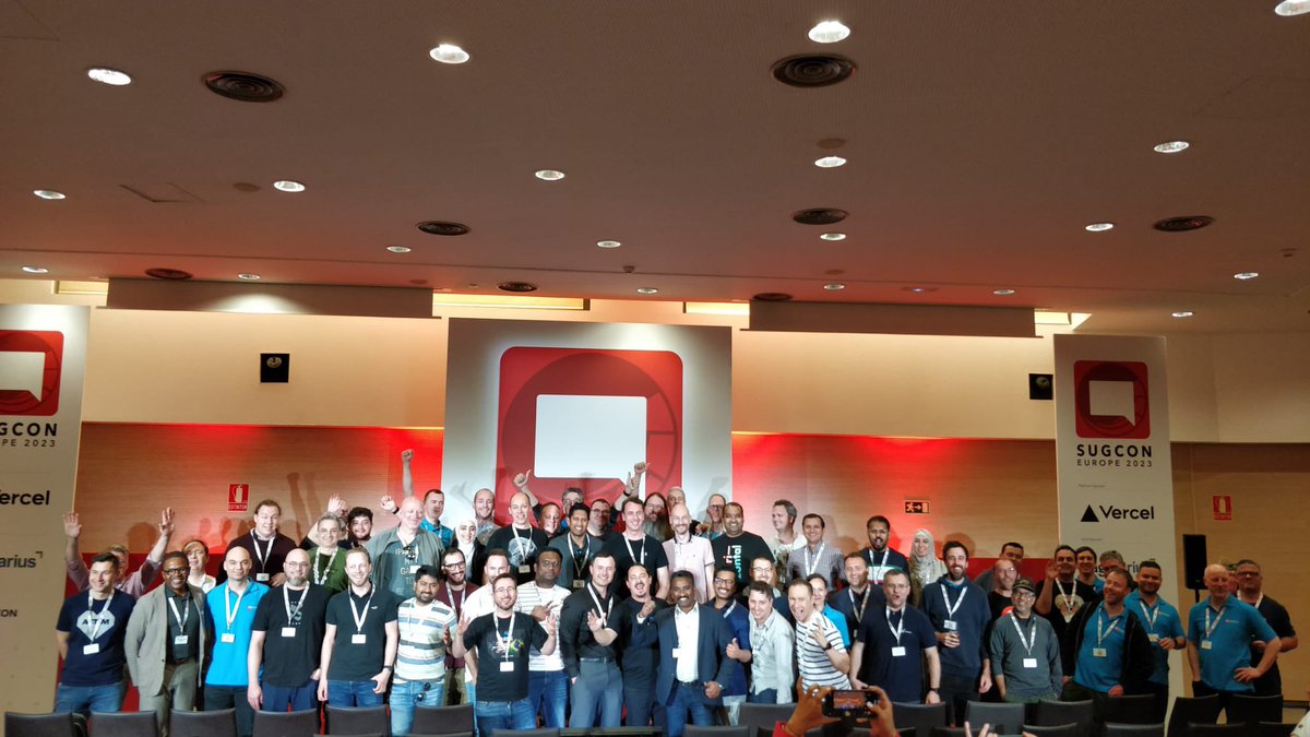 Proud to award our 2023 #SitecoreMVP crew in person at #SUGCON!🏆 Look at this smart, skilled and Sitecore-lovin’ bunch!🤓 We appreciate all you do to share, evolve and educate our #SitecoreCommunity❤️ If you want to follow them on Twitter, do it here: twitter.com/i/lists/162270…